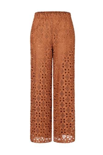MORE & MORE Stoffhose clay brown Loose Fit