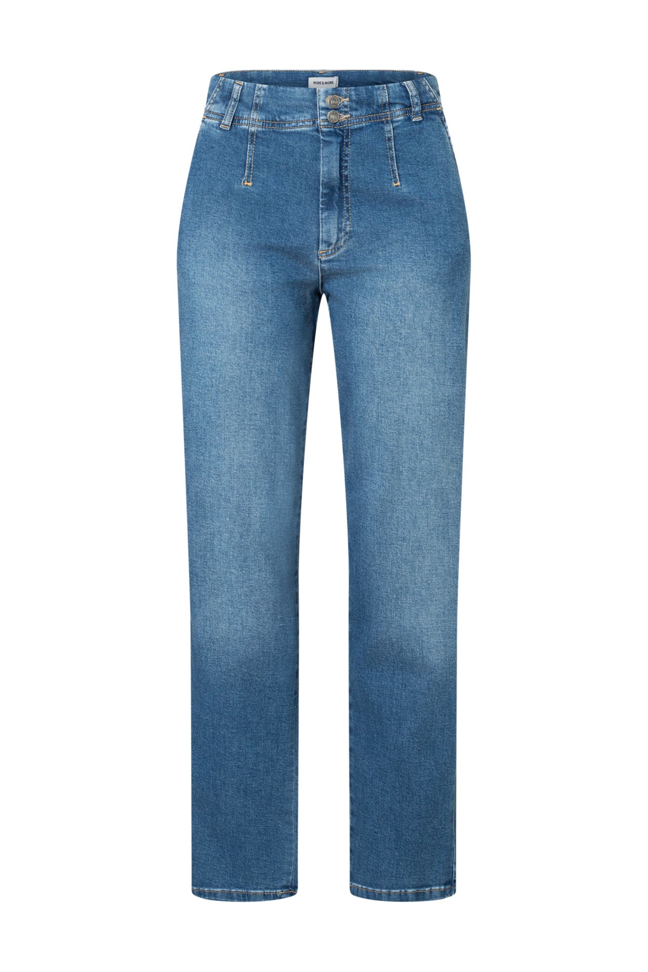 MORE & MORE Jeans middle blue denim Straight, Bild 1