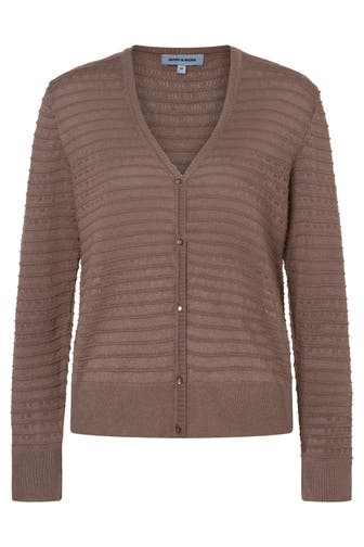 MORE & MORE Strickjacke ginger brown
