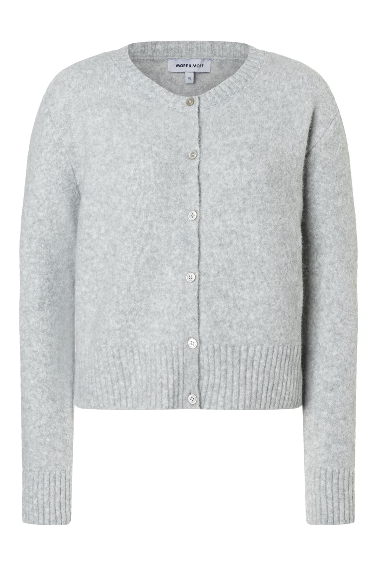 MORE & MORE Strickjacke silvergrey melange, Bild 1