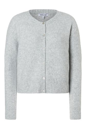 MORE & MORE Strickjacke silvergrey melange