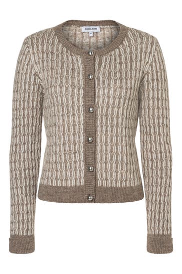 MORE & MORE Strickjacke structure cable