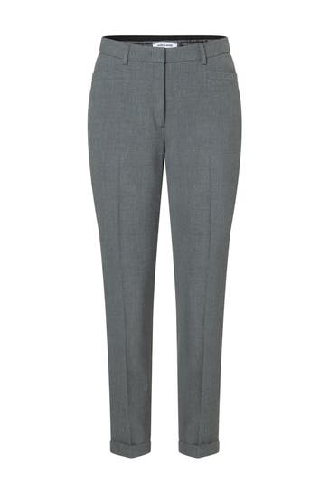 MORE & MORE Business-Hose warm grey melange Skinny