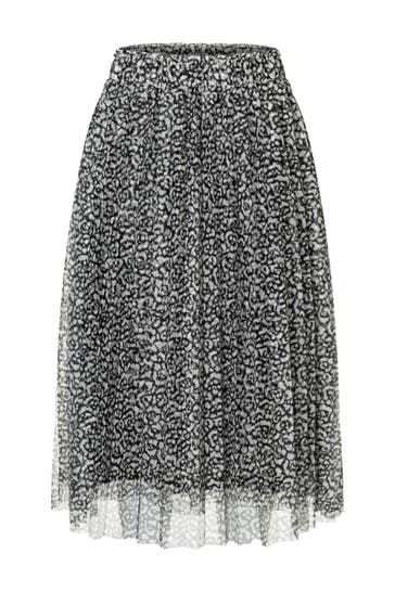 MORE & MORE Midirock shiny jacquard