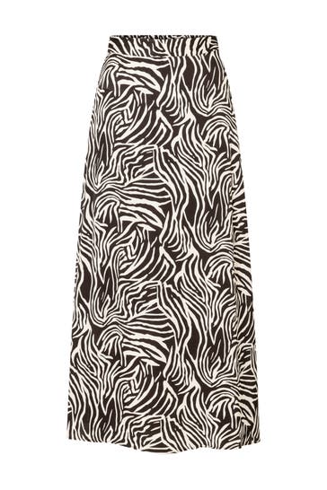 MORE & MORE Maxirock Animalprint twotone animal print