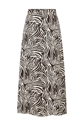 MORE & MORE Maxirock Animalprint twotone animal print