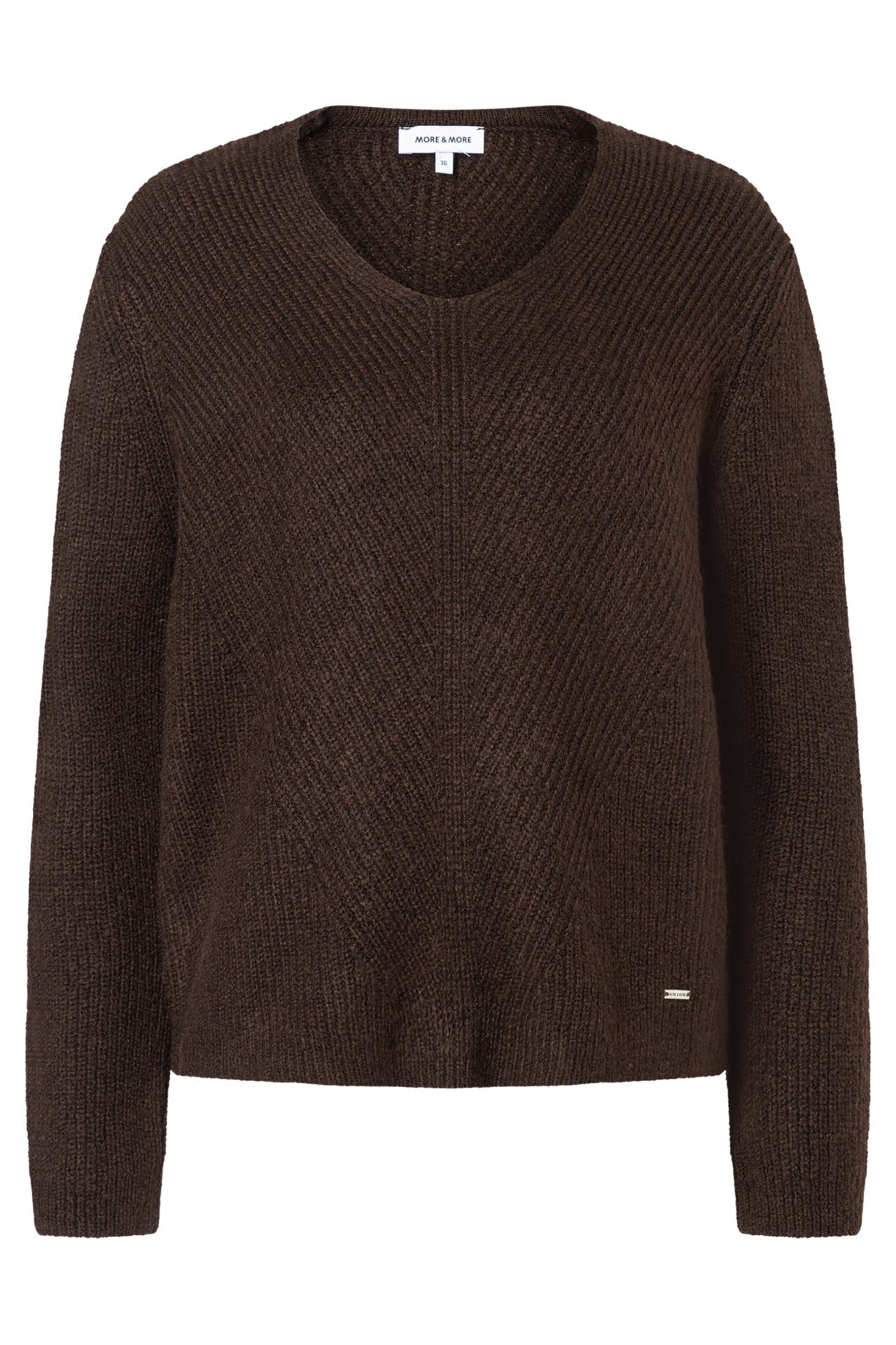 MORE & MORE Pullover espresso brown, Bild 1