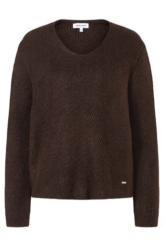 MORE & MORE Pullover espresso brown