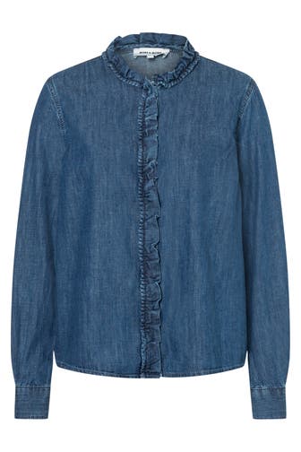 MORE & MORE Casual-Bluse denim