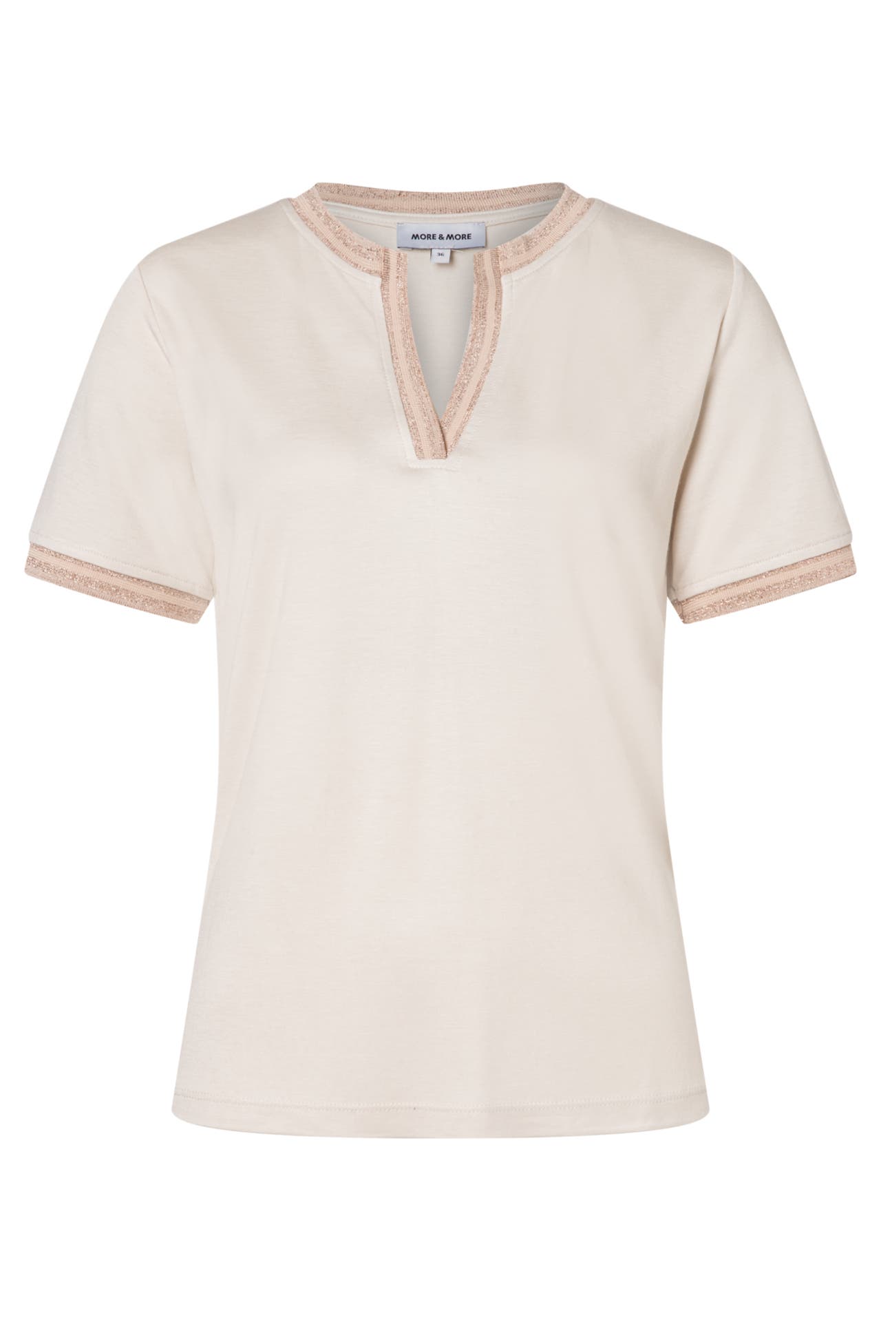 MORE & MORE T-Shirt powder creme, Bild 1