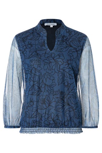 MORE & MORE T-Shirt flowerlines print