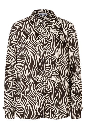 MORE & MORE Casual-Bluse twotone animal print