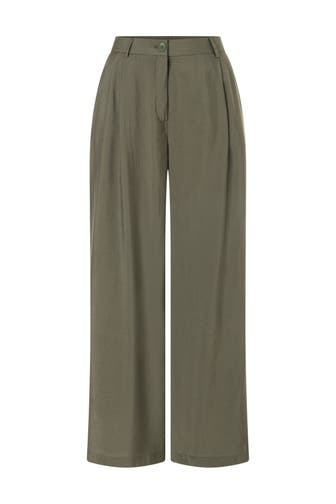 MORE & MORE Stoffhose jungle green Culotte