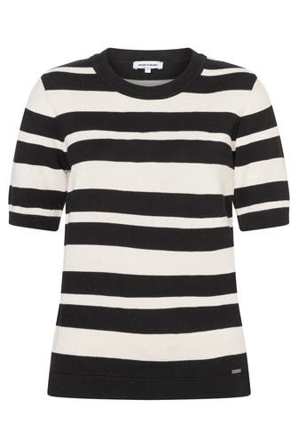MORE & MORE Pullover black/offwhite