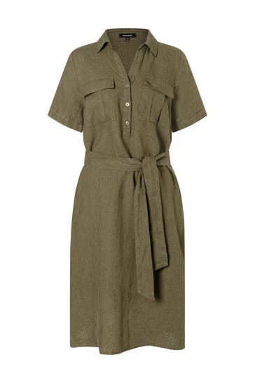 MORE & MORE Casual-Kleid tundra olive