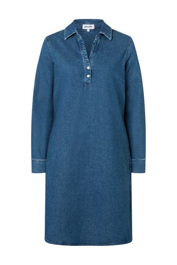 MORE & MORE Casual-Kleid middle blue denim