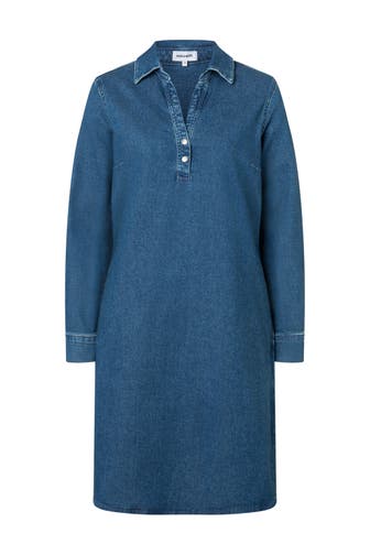 MORE & MORE Casual-Kleid middle blue denim