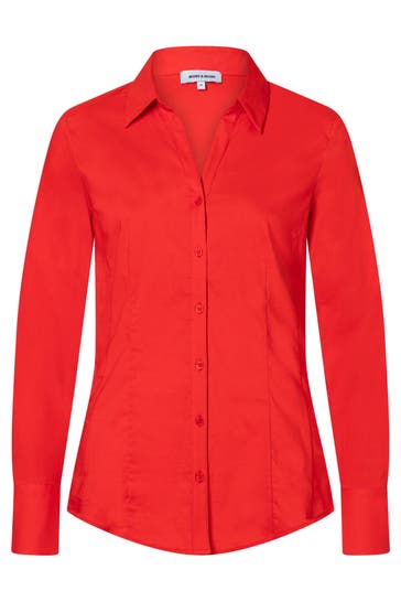 MORE & MORE Casual-Bluse red