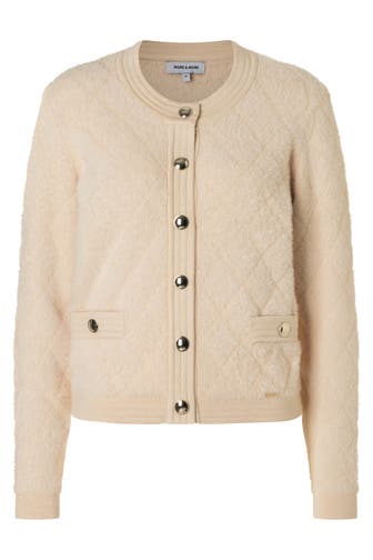 MORE & MORE Strickjacke almond cream