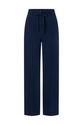 MORE & MORE Stoffhose dark blue Culotte
