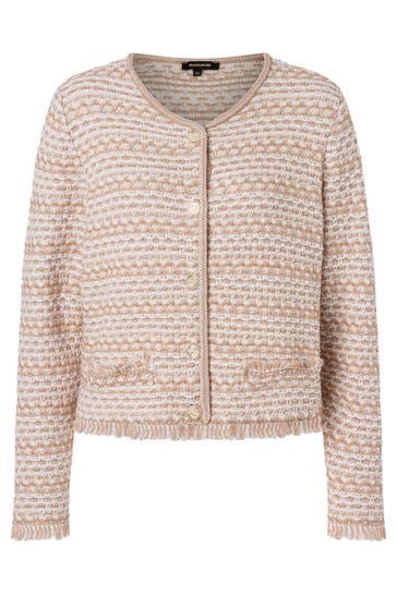 MORE & MORE Strickjacke multi yarn