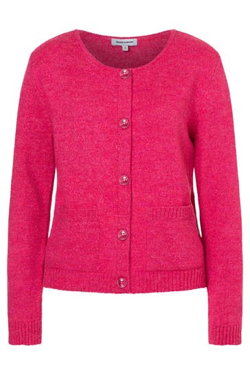 MORE & MORE Strickjacke pink