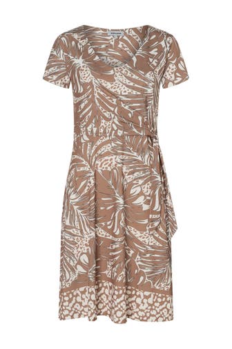 MORE & MORE Casual-Kleid leaf print