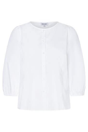 MORE & MORE Casual-Bluse white