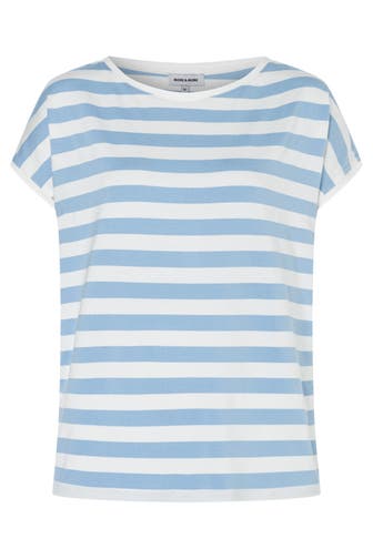 MORE & MORE T-Shirt skyblue/offwhite