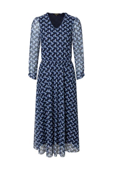 MORE & MORE Casual-Kleid ikat dots print
