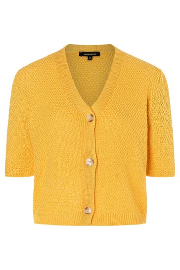 MORE & MORE Strickjacke sunset yellow