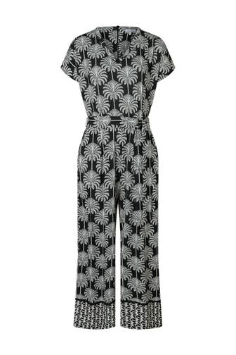 MORE & MORE Jumpsuit palm print Culotte