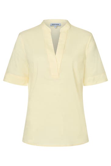MORE & MORE Casual-Bluse yellow haze
