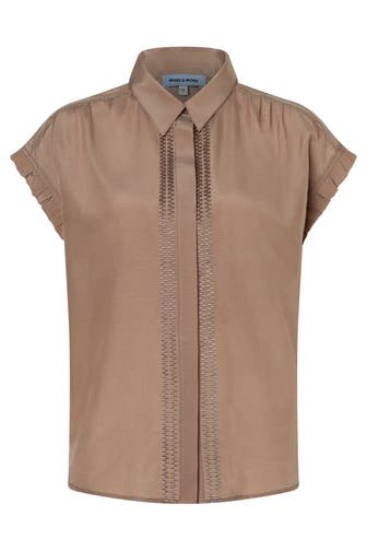 MORE & MORE Casual-Bluse ginger brown