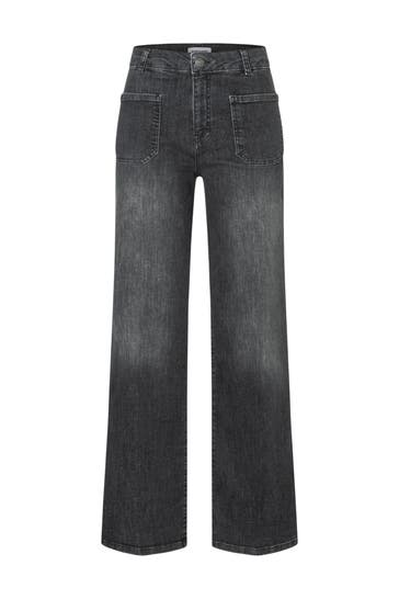 MORE & MORE Jeans grey denim Straight