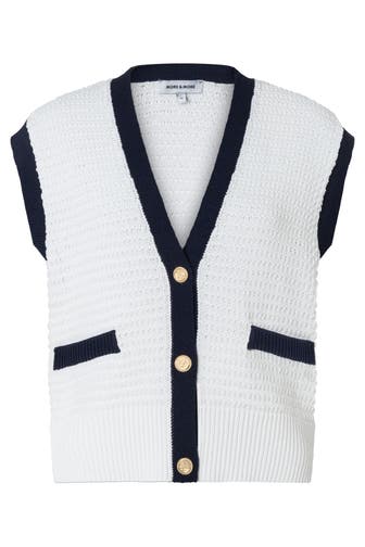 MORE & MORE Weste offwhite