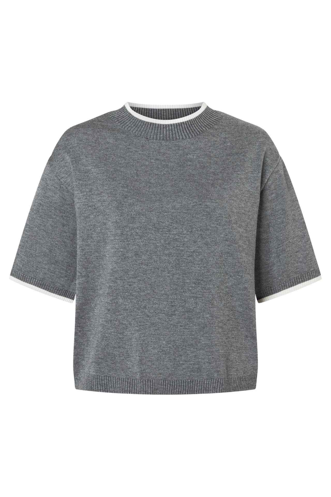 MORE & MORE Pullover warm grey melange, Bild 1