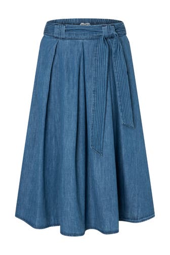 MORE & MORE Maxirock blue denim