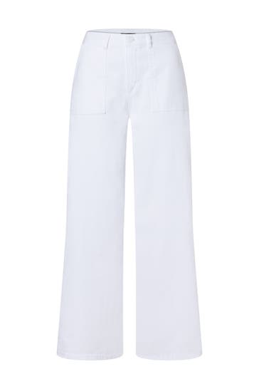 MORE & MORE Stoffhose white Loose Fit