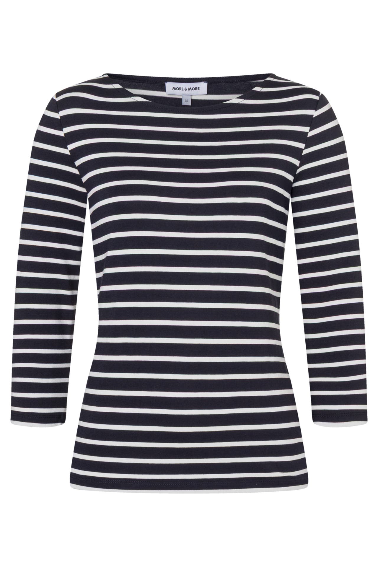 MORE & MORE T-Shirt marine/offwhite, Bild 1