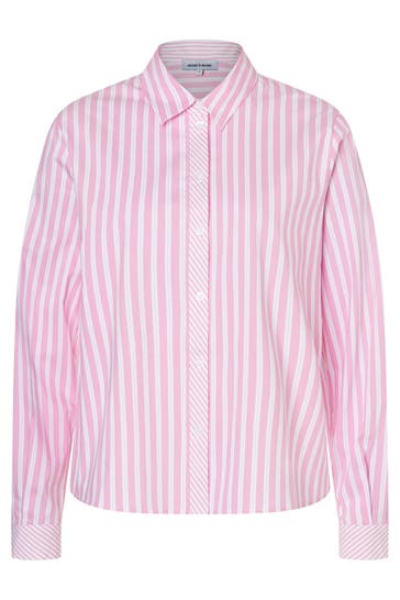 MORE & MORE Casual-Bluse pink/white