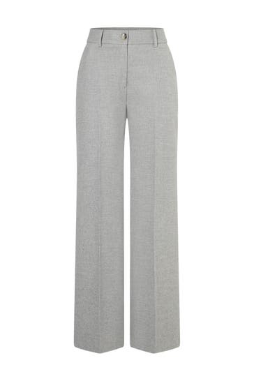 MORE & MORE Stoffhose silvergrey melange Culotte