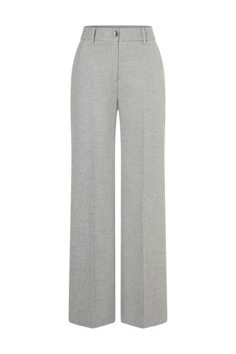 MORE & MORE Stoffhose silvergrey melange Culotte