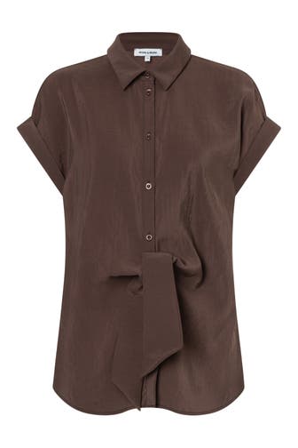 MORE & MORE Casual-Bluse chocolate
