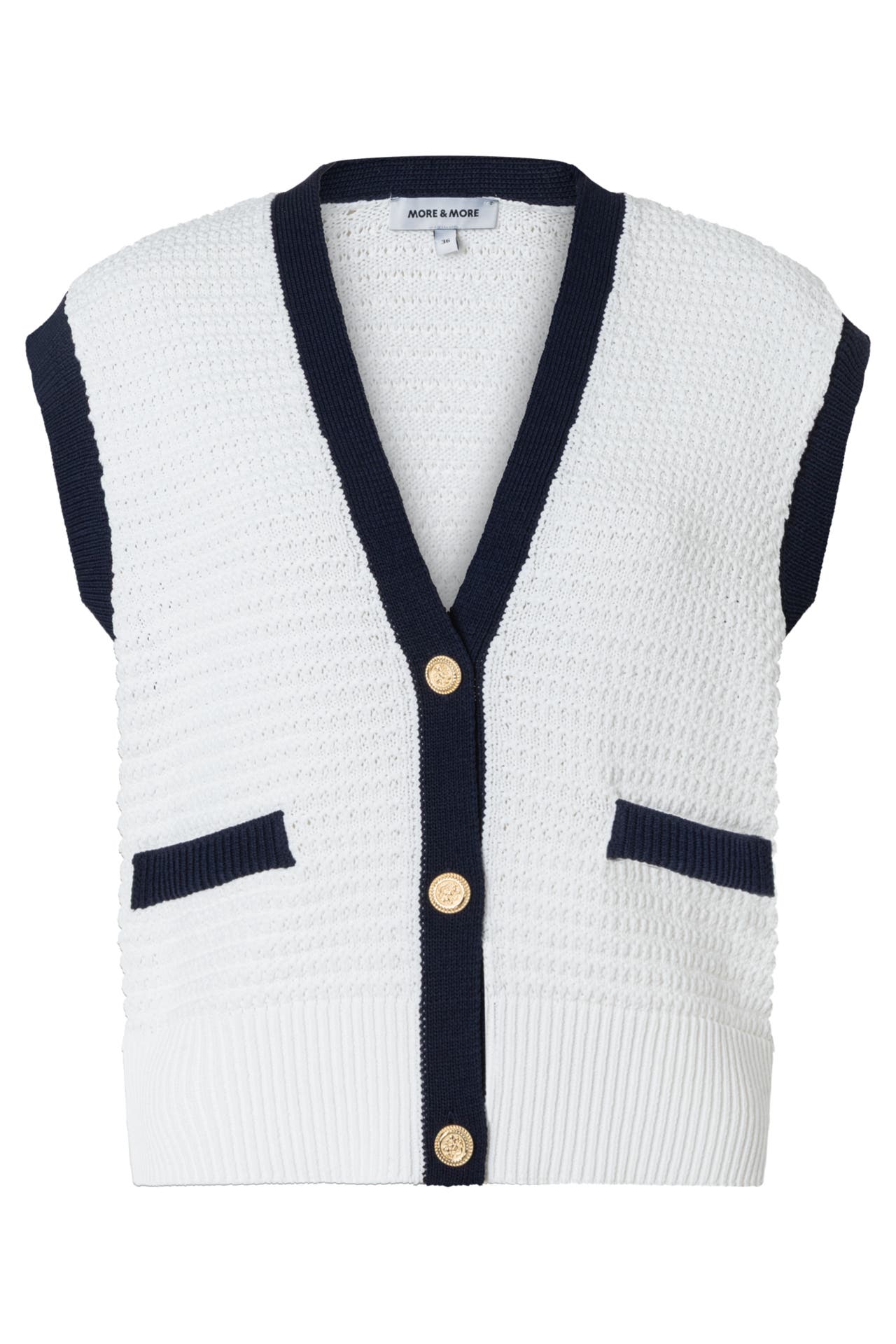 MORE & MORE Weste offwhite, Bild 1