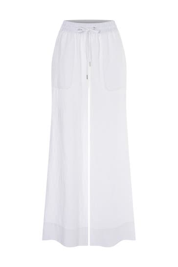 MORE & MORE Stoffhose white Culotte