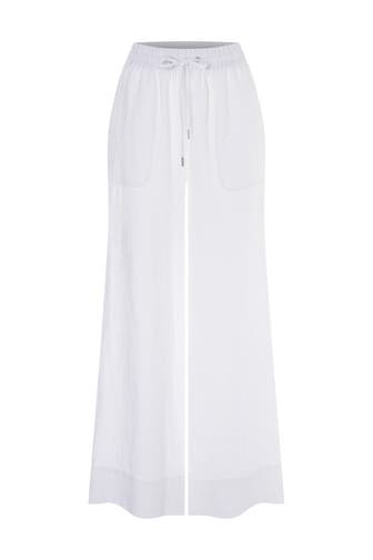 MORE & MORE Stoffhose white Culotte