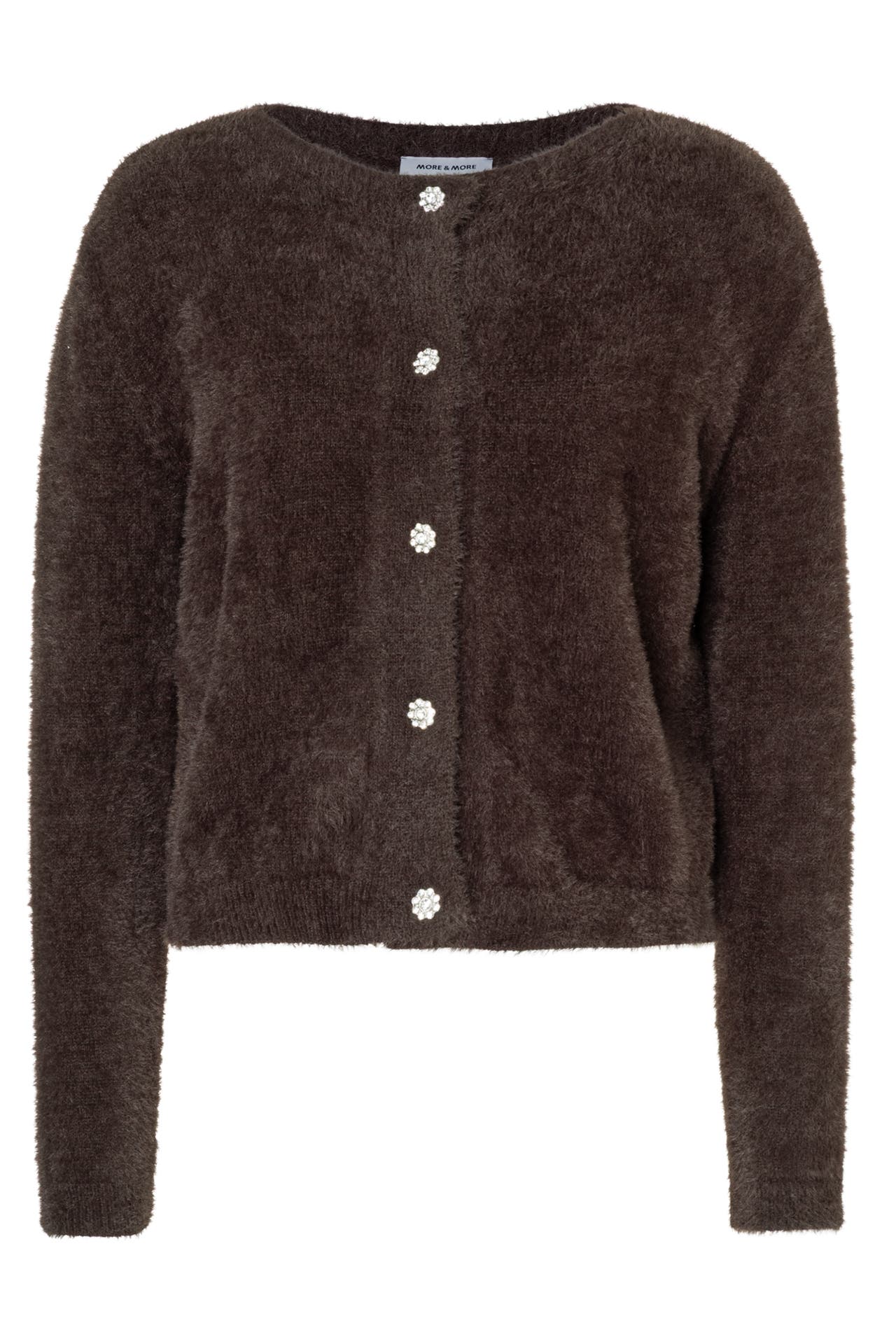 MORE & MORE Strickjacke espresso brown, Bild 1