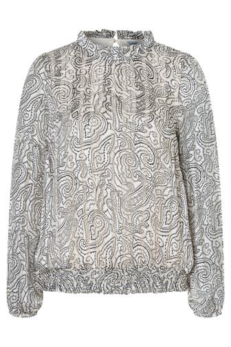 MORE & MORE Casual-Bluse twotone paisley