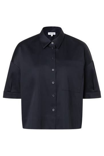 MORE & MORE Casual-Bluse marine